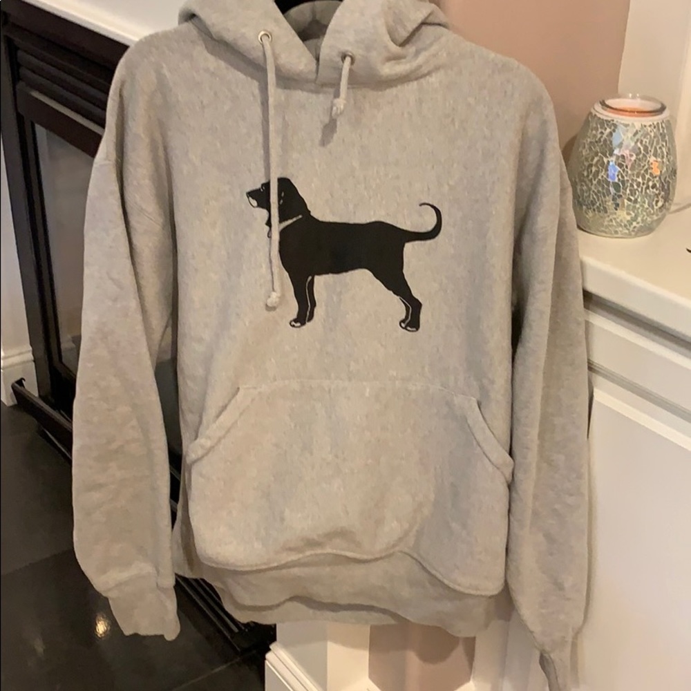 Black dog sweatshirt